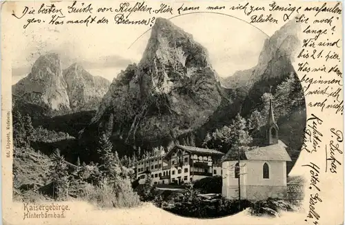 Tirol/Kaisergebirge/Kufstein und Umgebung - Hinterbärnbad -334792