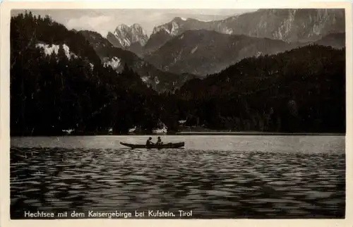 Kaisergebirge, Kufstein und Umgebung - Hechtsee mit dem Kaisergebirge -327458