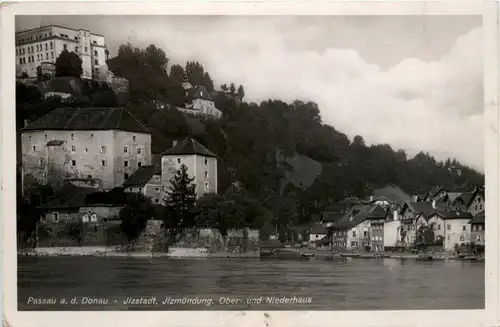 Passau, Bayern - Ikzstadt, Ilzmündung, Ober und Niederhaus -327744