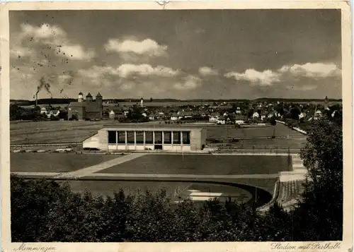 Bayern/Allgäu - Memmingen, Stadion mit Festhalls -334690
