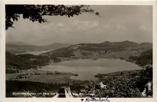 Keutschachersee mit Blick auf Keutschach und Wörthersee -327510