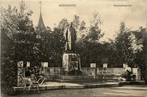 Bayern/Allgäu - Bad Wörishofen, Kneippdenkmal -334370