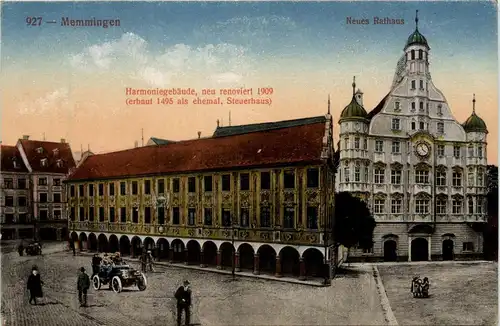 Bayern/Allgaü - Memmingen, Harmoniegebäude, Neues Rathaus -333830