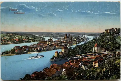 Passau, Bayern - Totalansicht -327862