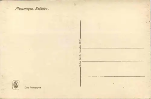 Bayern/Allgaü - Memmingen, Rathaus -333850