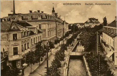 Bayern/Bad Wörishofen - Bachstrasse, Kurpromenade -335202