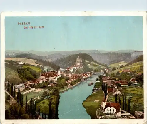 Passau, Bayern - Bad Häls mit Ruine -327720