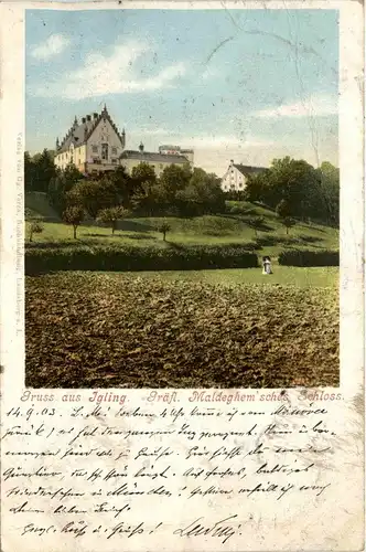Bayern/Allgäu - Gruss aus Igling - Gräfl. Maldghemsches Schloss -334626