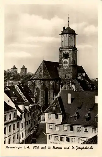 Bayern/Allgäu - Memmingen - Blick auf St. Martin und St. Josefskirche -334110