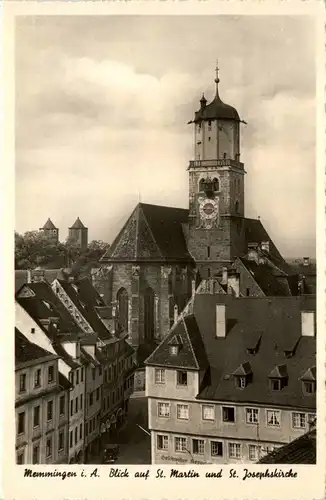 Bayern/Allgäu - Memmingen - Blick auf St Martin und St. Josefskirche -334130