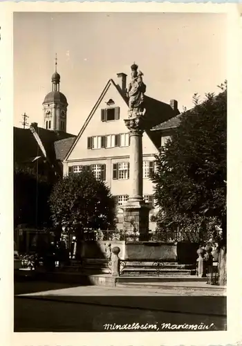 Bayern/Allgäu - Mindelheim, Mariensäule -334188