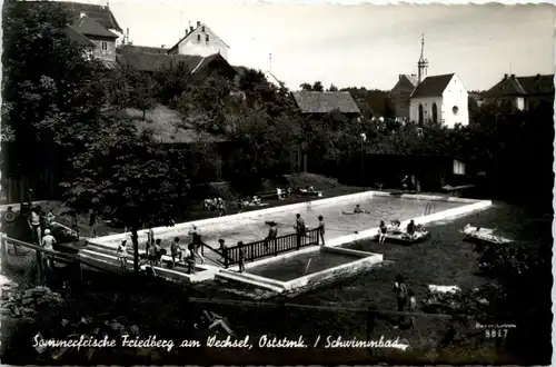 Steiermark/div.Orte und Umgebung - Sommerfrische Friedberg am Wechsel, Schwimmbad -334846