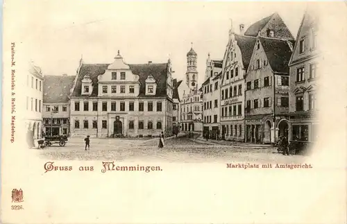 Bayern/Memmingen - Marktplatz mit Amtsgericht -335130