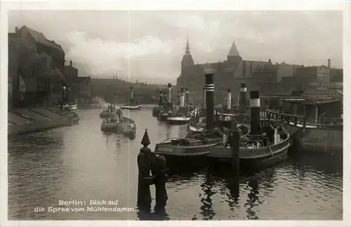 Berlin - Blick auf die Spree vom Mühlendamm -406934