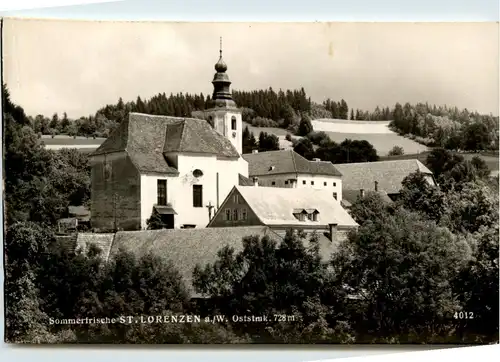 Steiermark/div.Orte und Umgebung - Sommerfrische St. Lorenzen am Wechsel, -334886