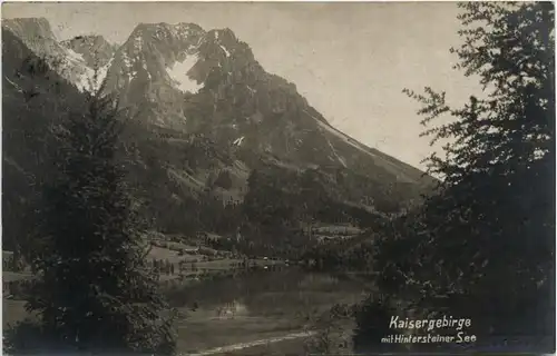 Kaisergebirge- Kaisergebirge mit Hintersteiner See -327292