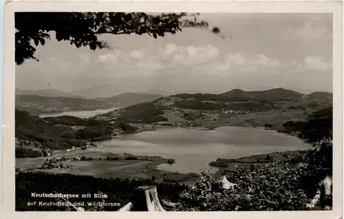 Keutschachersee mit Blick auf Keutschach und Wörthersee -327538