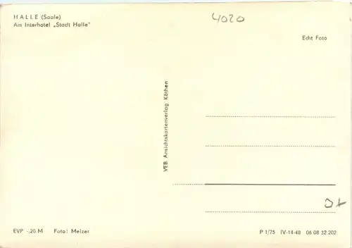Interhotel Stadt Halle - Halle an der Saale -407000