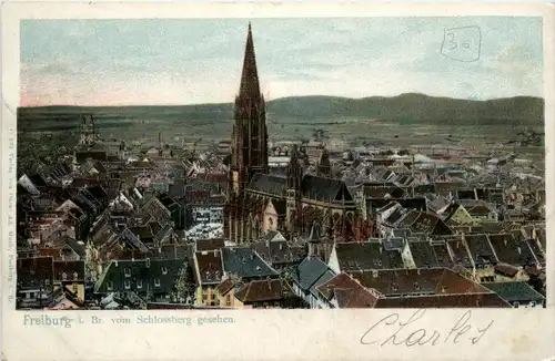 Freiburg i.B. - vom Schlossberg gesehen -327180