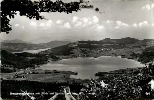 Keutschachersee mit Blick auf Keutschach und Wörthersee -327476