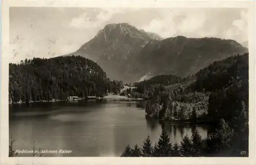 Kaisergebirge, Kufstein und Umgebung/Tirol - Hechtsee mit zahmen Kaiser -327270