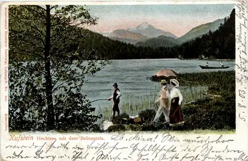 Tirol/Kaisergebirge/Kufstein und Umgebung - Hechtsee mit dem Brünnstein -334802