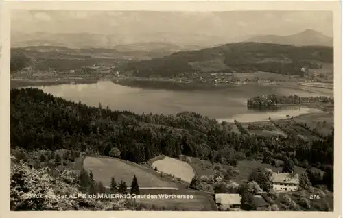 Blick von der Alpe ob Maiernigg auf den Wörthersee -327560