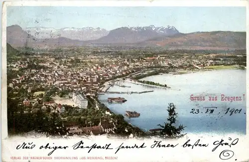 Vorarlberg/Bregenz, Lindau und Umgebung - Gruss aus Bregenz -335298