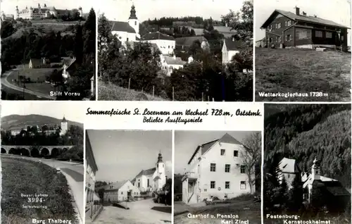 Steiermark/div.Orte und Umgebung - Sommerfrische St. Lorenzen am Wechsel, div.Bilder -334882