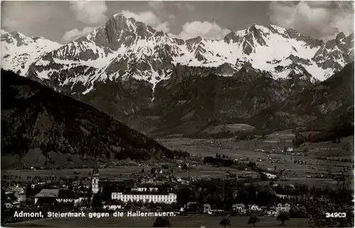 Admont/Gesäuse/Steiermark und Umgebung - Admont, gegen die Hallermauern -335624