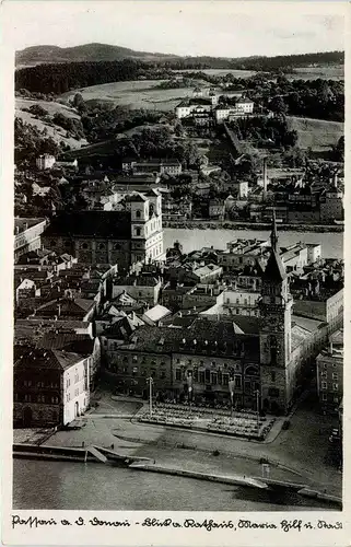 Passau, Bayern - Blick auf Rathaus, Mariahilf -327746