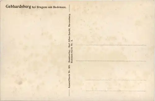 Vorarlberg/Bregenz, Lindau und Umgebung - St. Gebhardsberg -335336