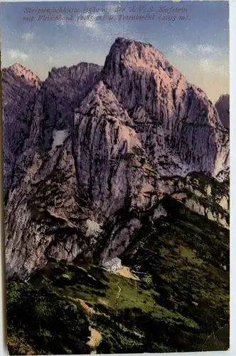 Kaisergebirge - Stripsenjochhütte mit Fleischbank und Totenkirchl -327390