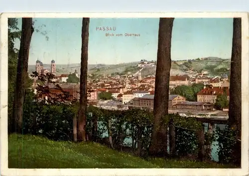 Passau, Bayern - Blick vom Oberhaus -327872