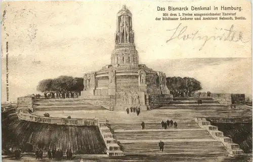 Hamburg/diverse Stadtteile - Hamburg, Bismarckdenkmal -319256