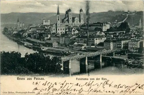 Passau, Bayern - Panorama von der Ries -327750