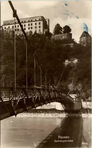 Passau/Bayern - Passau, Seilhängebrücke -319396