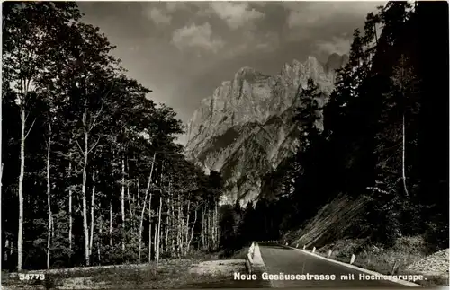 Admont/Gesäuse/Steiermark und Umgebung - Neue Gesäusestrasse mit Hochtorgruppe -335884