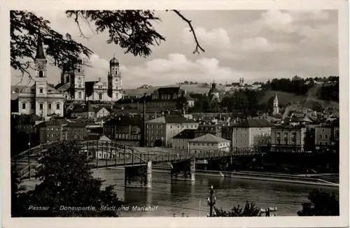 Passau, Bayern - Donaupartie, Stadt und Mariahilf -327742