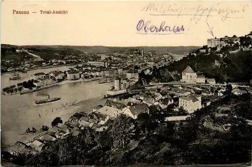 Passau/Bayern - Passau, Totalansicht -319516