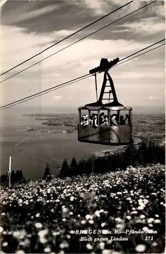 Vorarlberg/Bregenz/ Lindau und Umgebung - Bregenz, Pfänderbahn, Blick gegen Lindau -335420