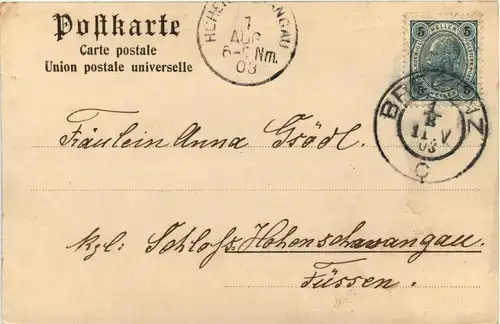 Vorarlberg/Bregenz, Lindau und Umgebung - Altstadt mit Säntisgruppe -335292