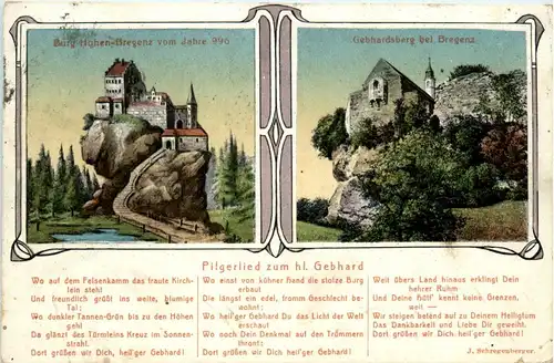 Vorarlberg/Bregenz, Lindau und Umgebung - Gebhardsberg, Pilgerlied zum hl.Gebhard -335312