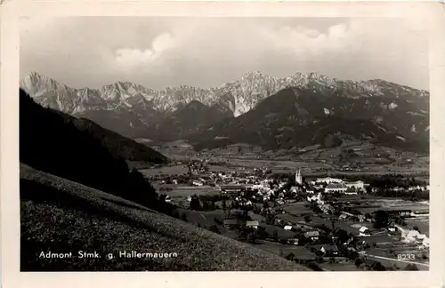 Admont/Gesäuse/Steiermark und Umgebung - Admont, gegen Hallermauern -335532