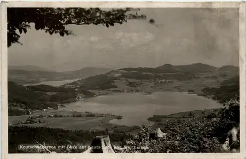 Keutschachersee mit Blick auf Keutschach und Wörthersee -327528