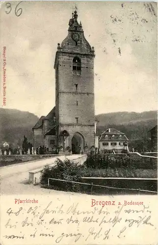 Bregenz/Vorarlberg, div.Orte und Umgebung - Bregenz, Pfarrkirche -336436
