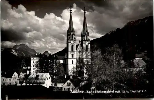 Admont/Gesäuse/Steiermark und Umgebung - Admont - Benedektinerabtei mit dem Buchstein -335628