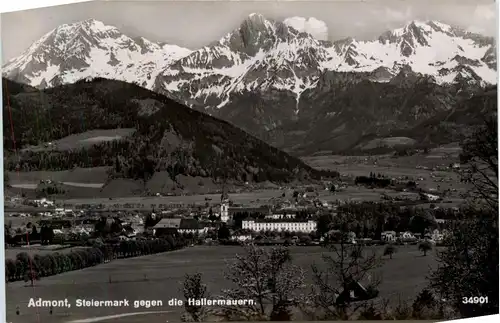 Admont/Gesäuse/Steiermark und Umgebung - Admont gegen die Hallermauern -335648