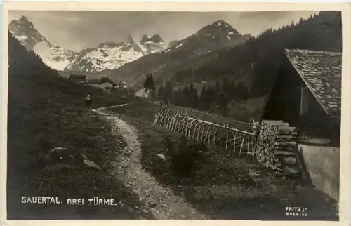 Bregenz/Vorarlberg, div. Orte und Umgebung - Gauertal, Drei Türme -336530