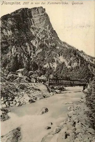 Admont/Gesäuse/Steiermark und Umgebung - Gesäuse: Planspitze von der Kummerbrücke -335728